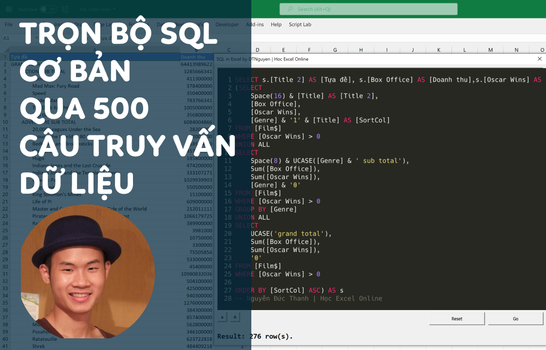 Học SQL Cơ Bản: Hướng Dẫn Toàn Diện cho Người Mới Bắt Đầu