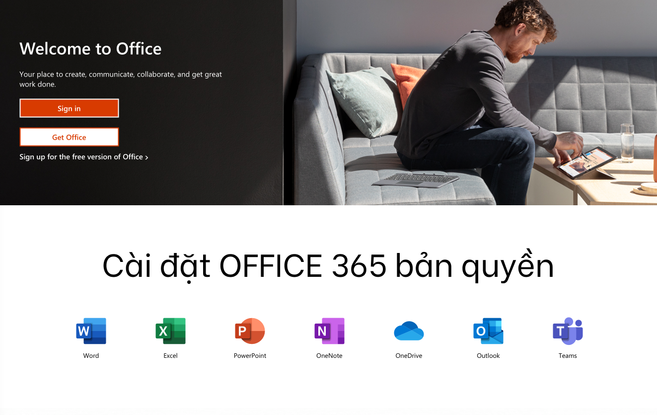 Hướng dẫn cài đặt Office 365, Excel bản quyền, chính chủ, gia hạn được